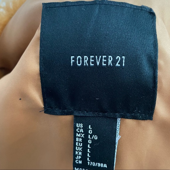 🔥Host Pick🔥 Forever 21- plush camel color jacket - Picture 9 of 12